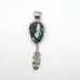 Variscite Pendant with Blessing Feather
