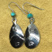 El Capitan Silver & Turquoise Dangle Earrings