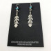 Silver & Turquoise Blessing Feather Earrings (Small)