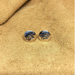 Silver Porcupine Post Earrings