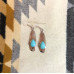 Silver & Turquoise Drop Earrings