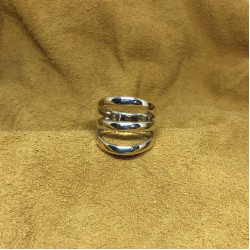 Three Band Sterling Silver RIng