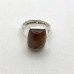 Brown Agate & Sterling Silver  Ring