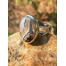 Botswana Agate & Sterling Silver Ring