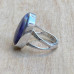 Bertrandite & Sterling Silver Ring