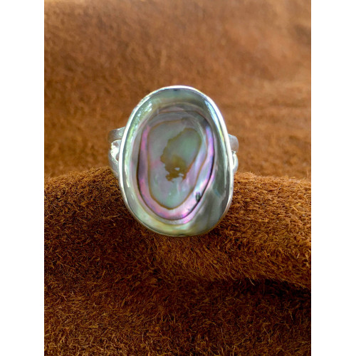 Mother of Pearl & Sterling Silver Ring