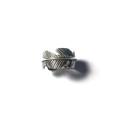 Sterling Silver Blessed Feather Ring