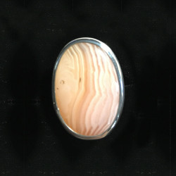 Agate & Sterling Silver Ring